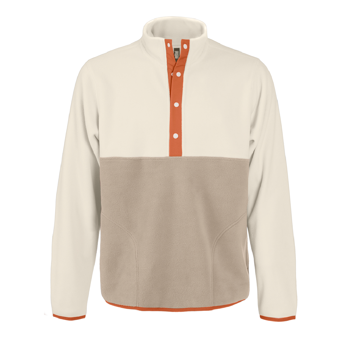 Sweat-shirt boutonné 1/4