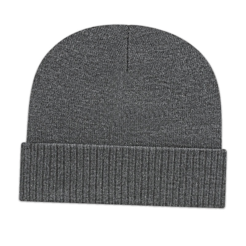 Tuque en tricot avec revers côtelé