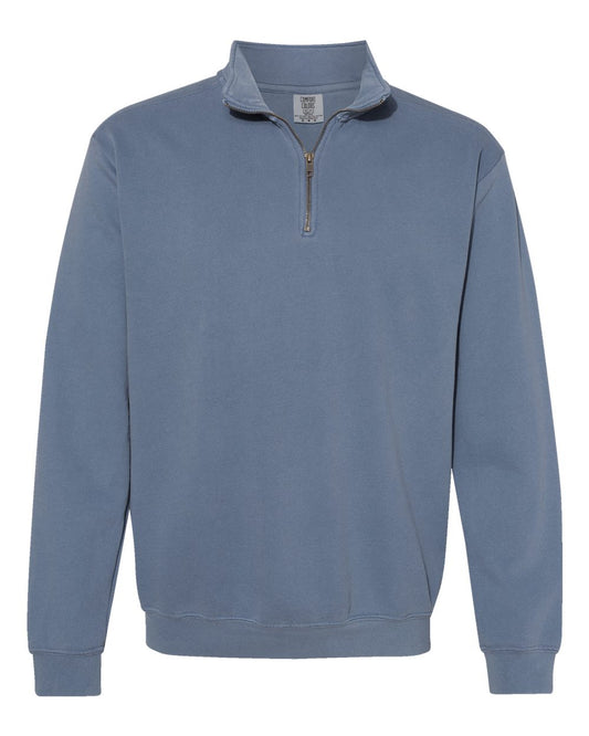 Comfort Colours Garment Dyed Quarter Zip Sweatshirt