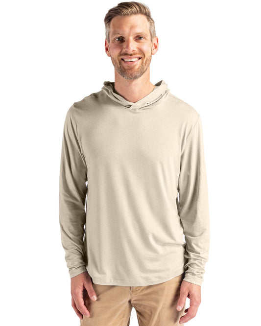 Coastline Recycled Double Peached Mens Hooded Pullover