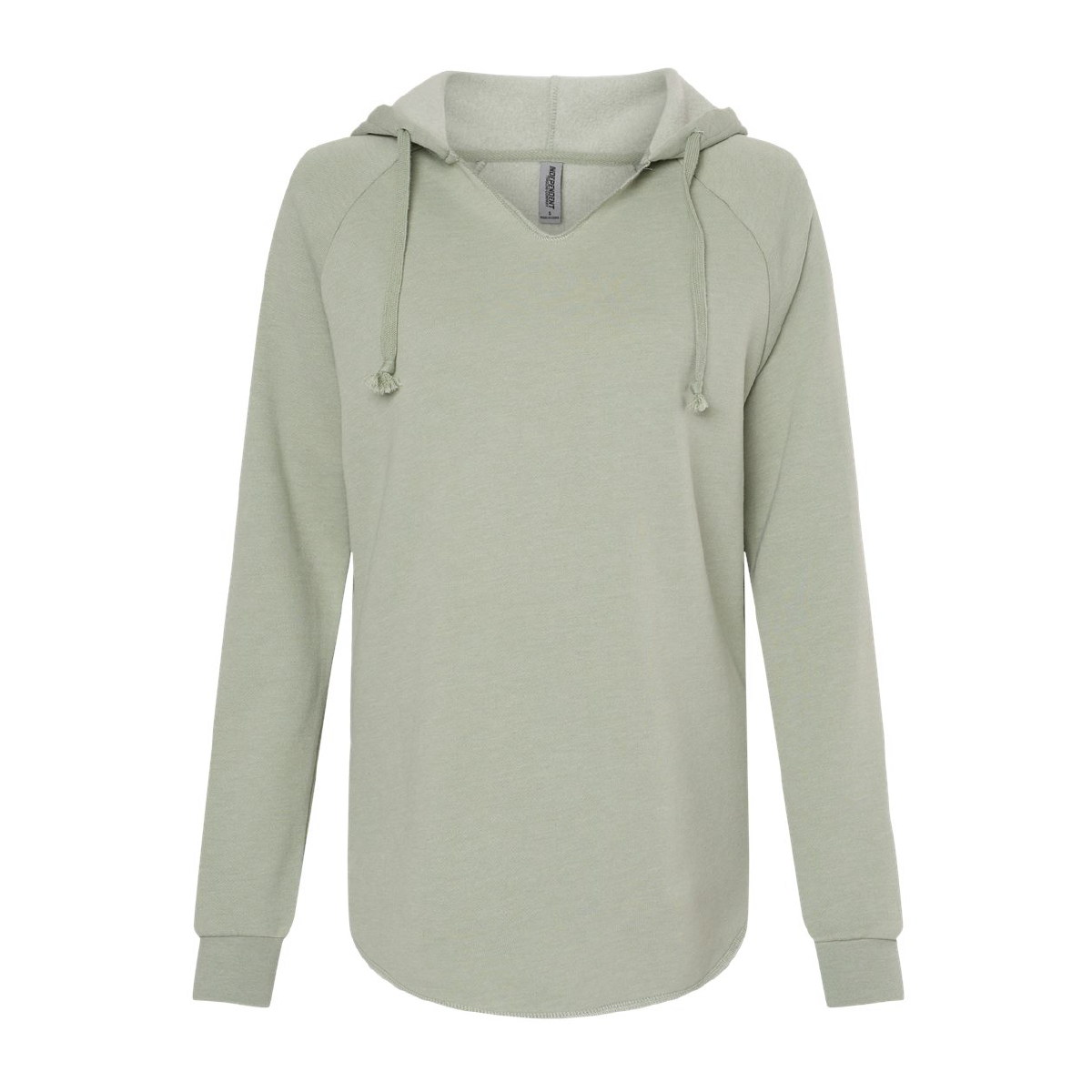 Sweat-shirt à capuche léger délavé California Wave pour femme