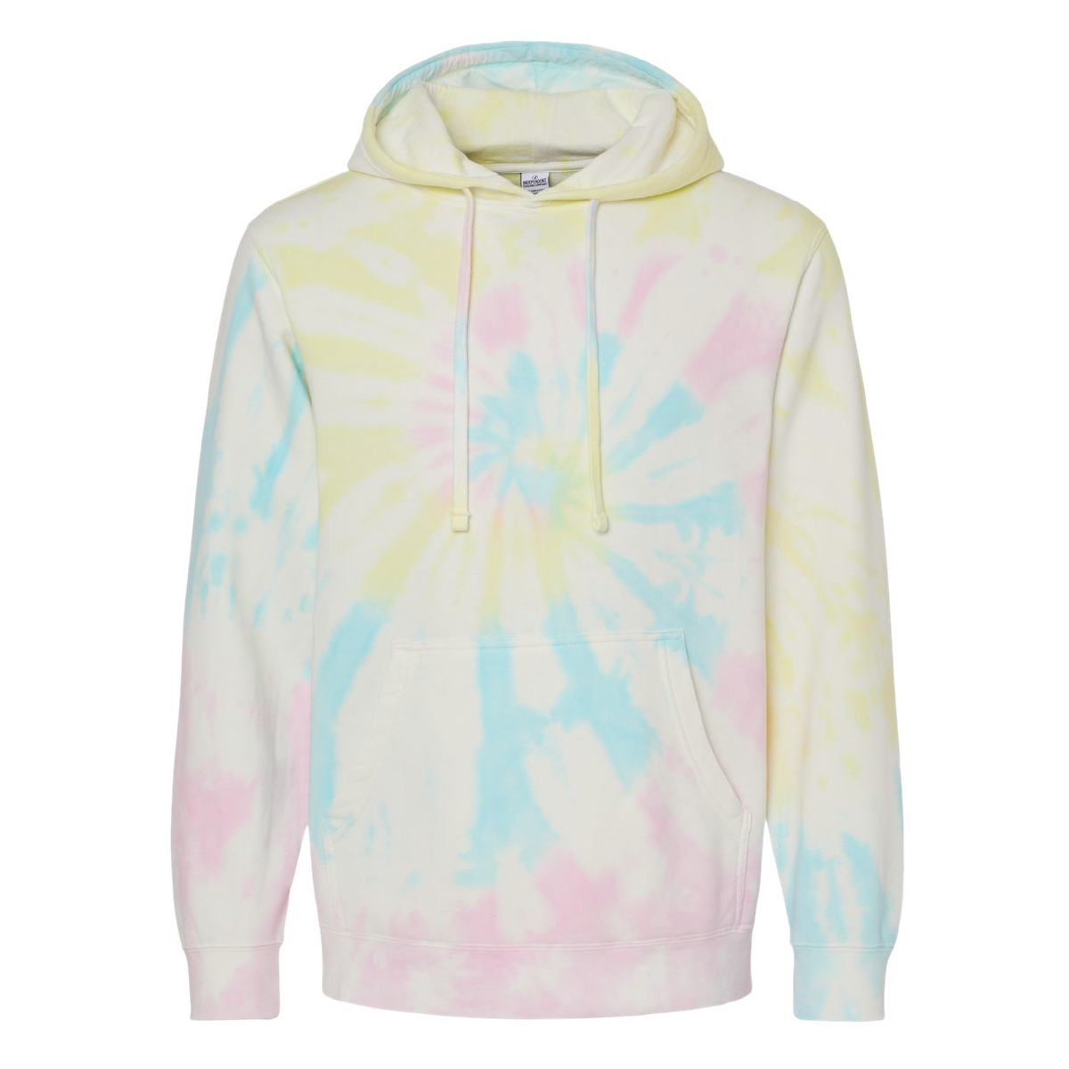 Sweat-shirt à capuche tie-dye poids moyen Independent Trading