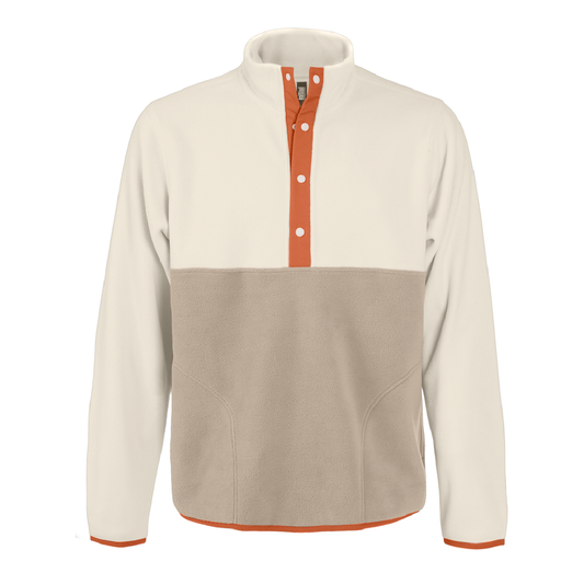 Sweat-shirt boutonné 1/4