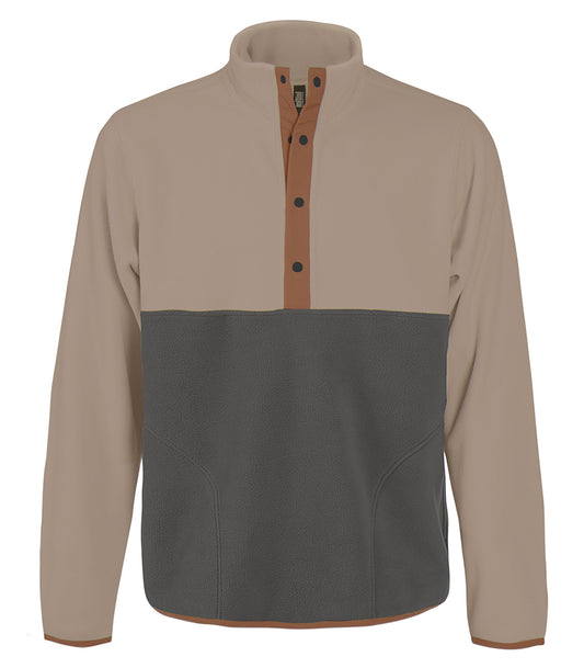 Sweat-shirt boutonné 1/4