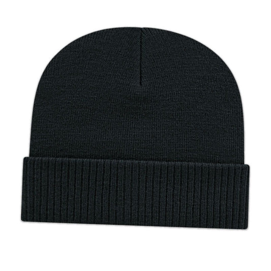 Tuque en tricot avec revers côtelé