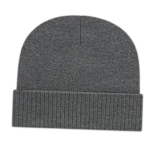 Tuque en tricot avec revers côtelé