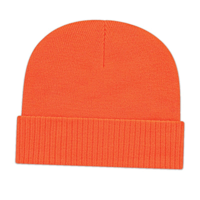 Tuque en tricot avec revers côtelé