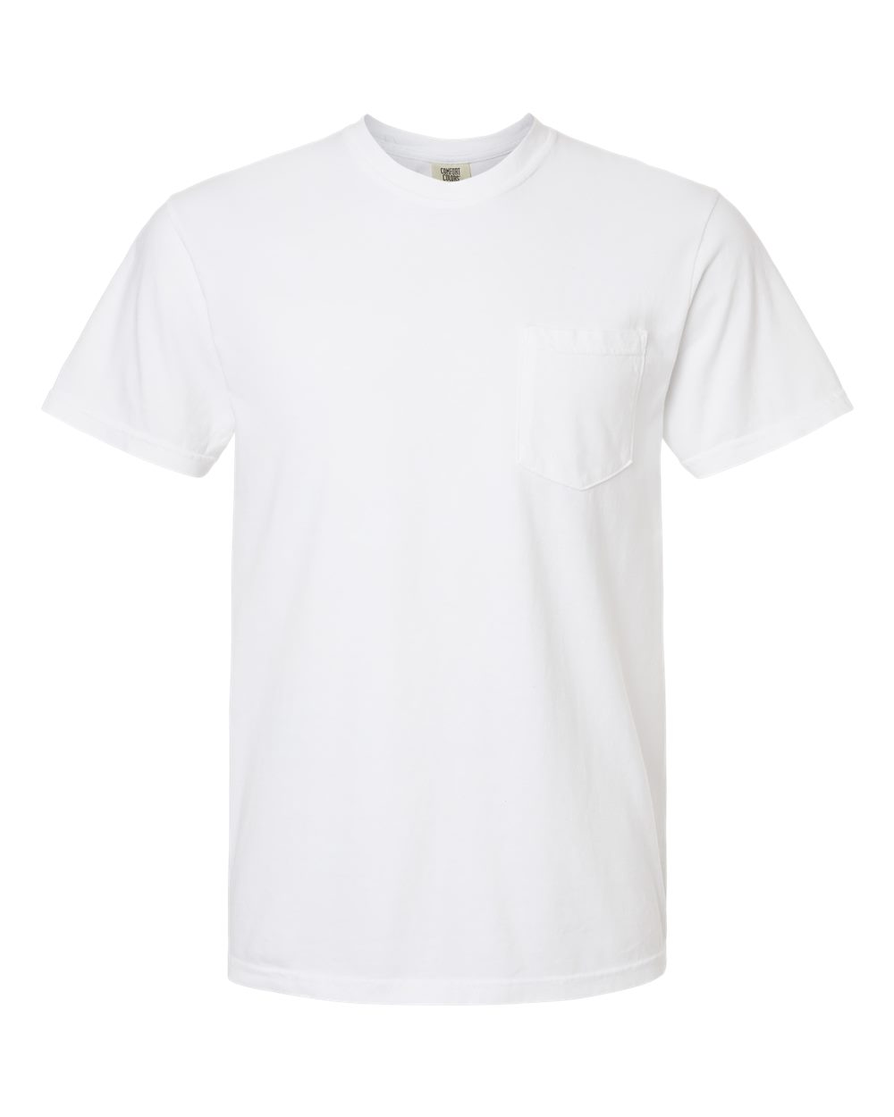 T-shirt à poche épais teint en pièce Comfort Colours