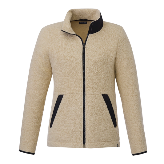 Veste Sherpa entièrement zippée Kahuzi Eco pour femme