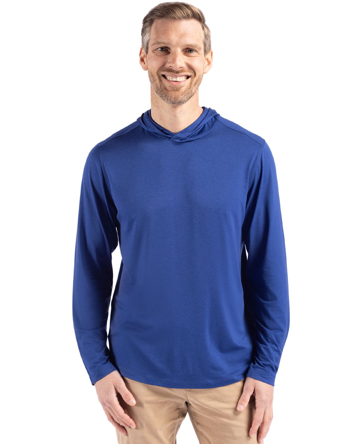 Coastline Recycled Double Peached Mens Hooded Pullover