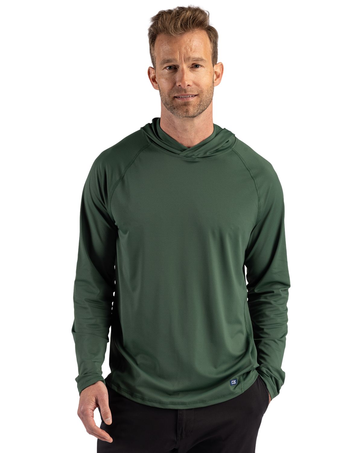 Prospect Recycled Featherlight Stretch Mens Hooded Pullover