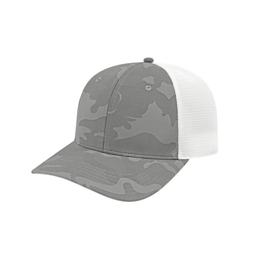 Casquette arrière en maille camouflage poly