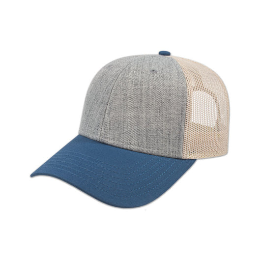 Casquette de camionneur à profil bas avec visière plate modifiée
