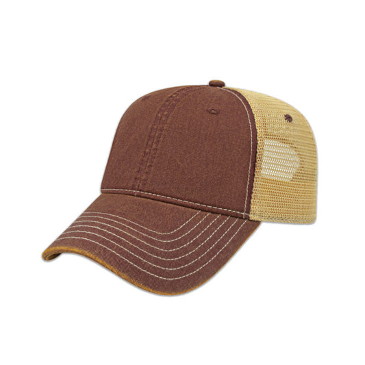 Casquette arrière en maille délavée vintage de qualité supérieure